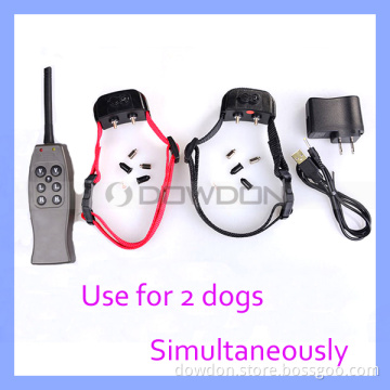 2 Level Shocks and 1 Vibrating Remote Control 2 Dog Training Collar